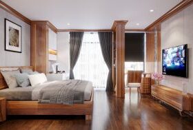 Cải tạo nội thất phòng ngủ theo phong cách hiện đại, sang trọng