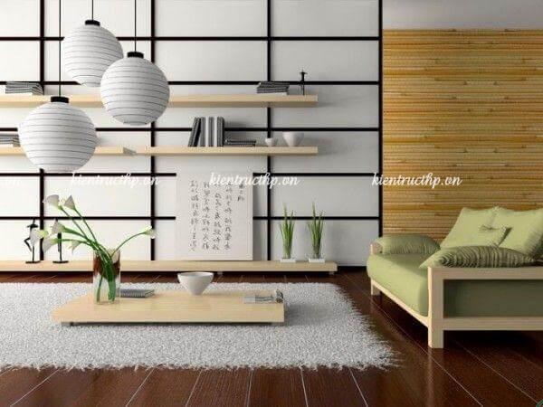 phong cách thiết kế nội thất Nhật Bản